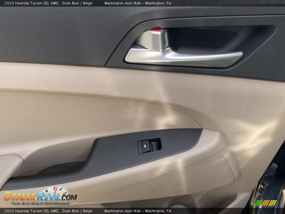 2020 Hyundai Tucson SEL AWD Dusk Blue / Beige Photo #15