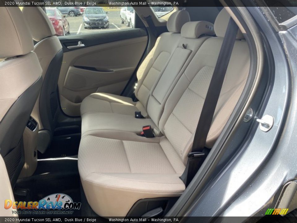 2020 Hyundai Tucson SEL AWD Dusk Blue / Beige Photo #16