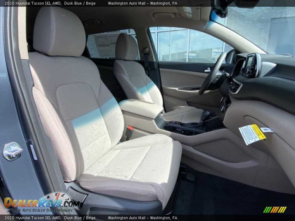 2020 Hyundai Tucson SEL AWD Dusk Blue / Beige Photo #21
