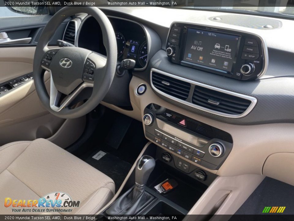 2020 Hyundai Tucson SEL AWD Dusk Blue / Beige Photo #22