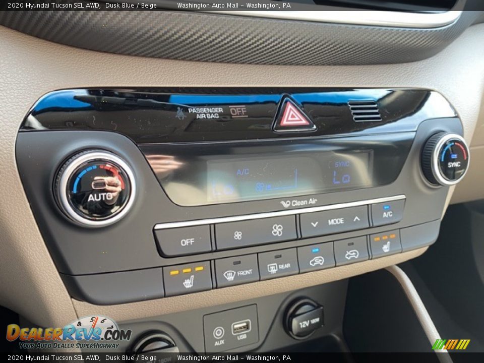 2020 Hyundai Tucson SEL AWD Dusk Blue / Beige Photo #27