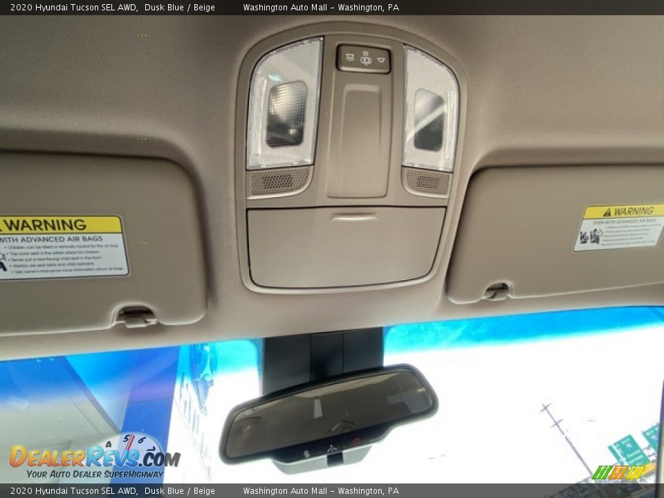 2020 Hyundai Tucson SEL AWD Dusk Blue / Beige Photo #31