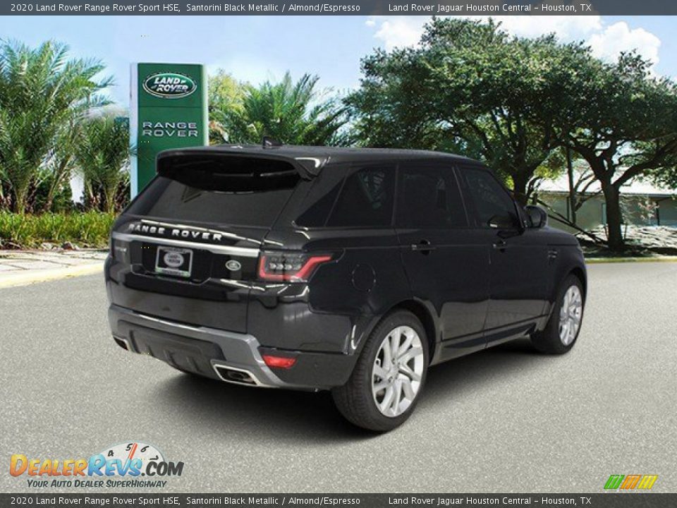 2020 Land Rover Range Rover Sport HSE Santorini Black Metallic / Almond/Espresso Photo #2