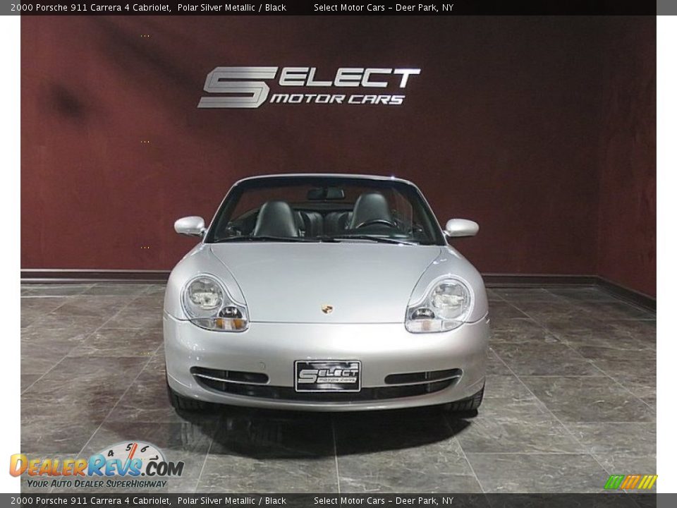 2000 Porsche 911 Carrera 4 Cabriolet Polar Silver Metallic / Black Photo #2