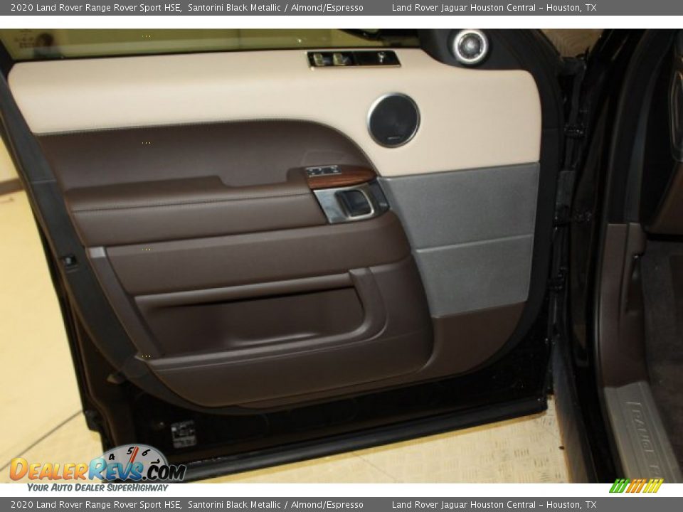 2020 Land Rover Range Rover Sport HSE Santorini Black Metallic / Almond/Espresso Photo #10