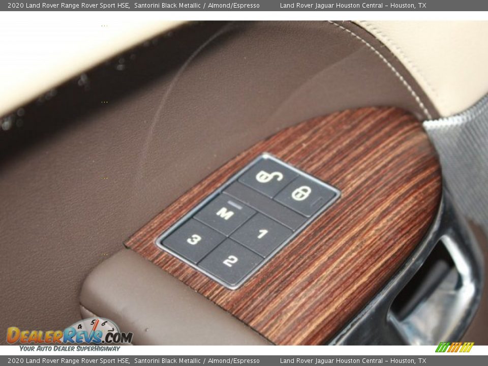 2020 Land Rover Range Rover Sport HSE Santorini Black Metallic / Almond/Espresso Photo #11