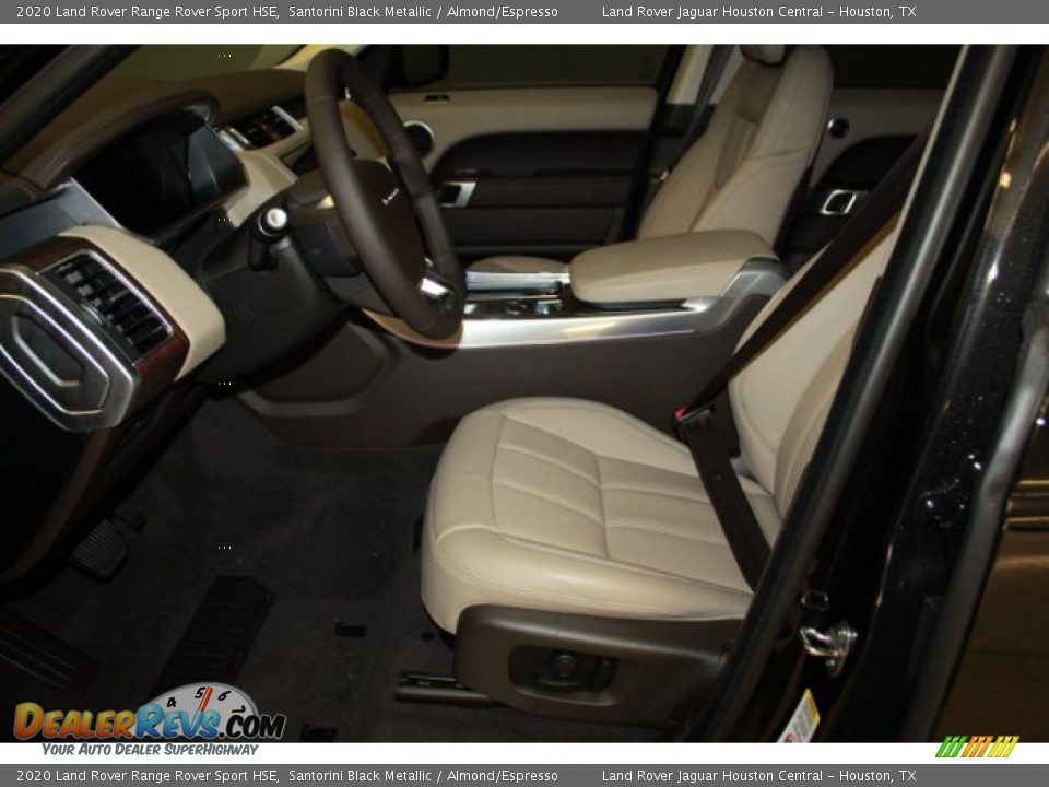 2020 Land Rover Range Rover Sport HSE Santorini Black Metallic / Almond/Espresso Photo #13