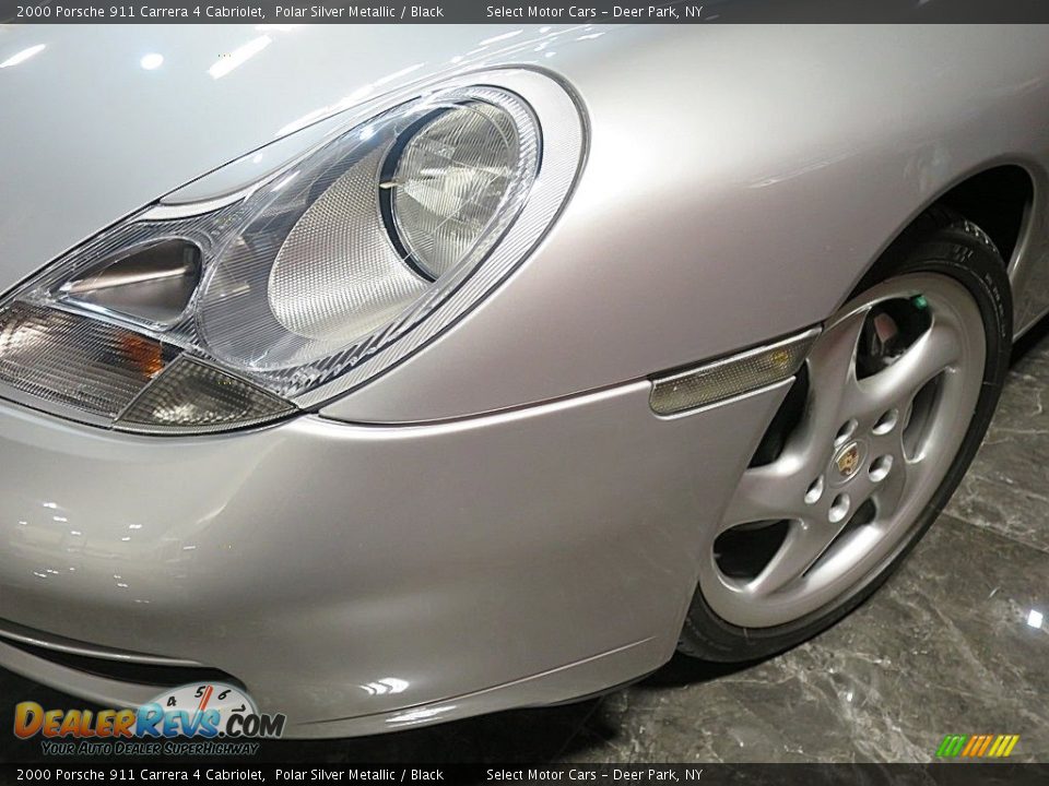 2000 Porsche 911 Carrera 4 Cabriolet Polar Silver Metallic / Black Photo #10
