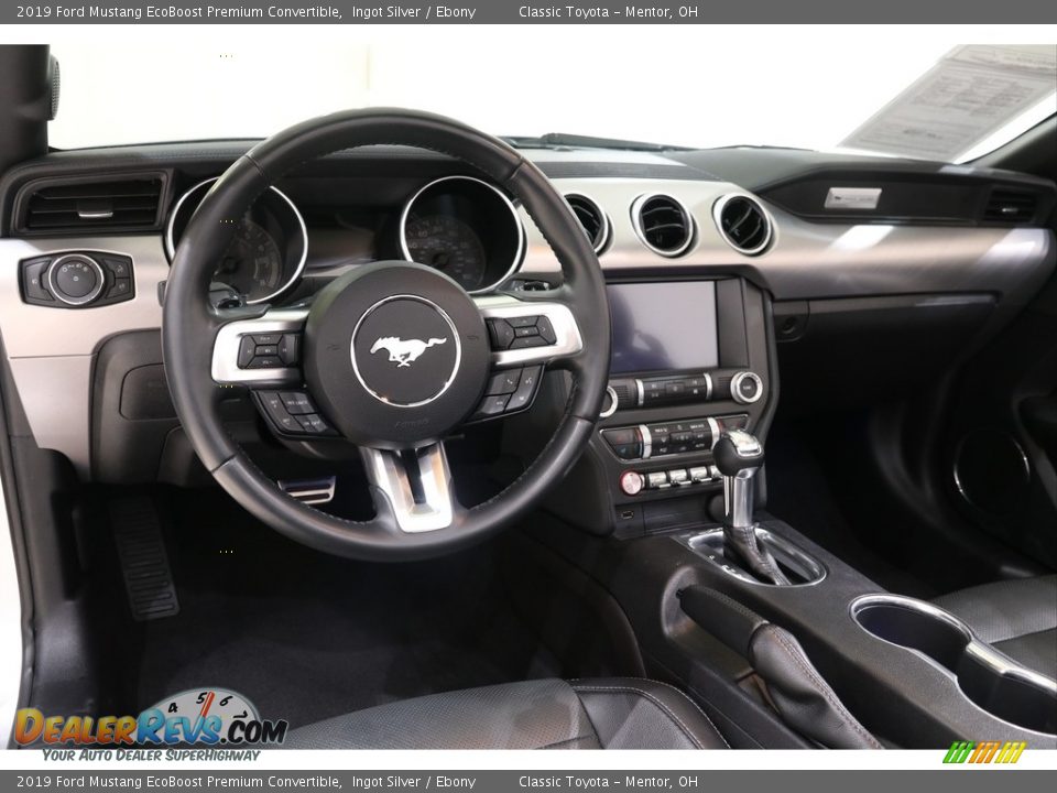 Dashboard of 2019 Ford Mustang EcoBoost Premium Convertible Photo #7