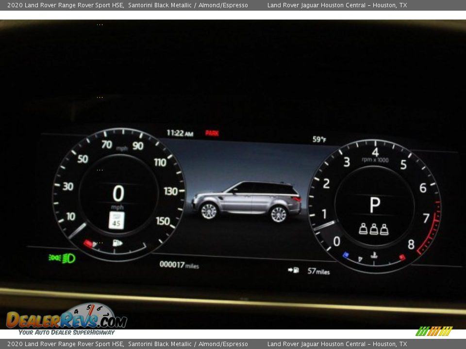 2020 Land Rover Range Rover Sport HSE Santorini Black Metallic / Almond/Espresso Photo #16