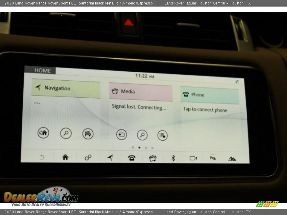 2020 Land Rover Range Rover Sport HSE Santorini Black Metallic / Almond/Espresso Photo #17