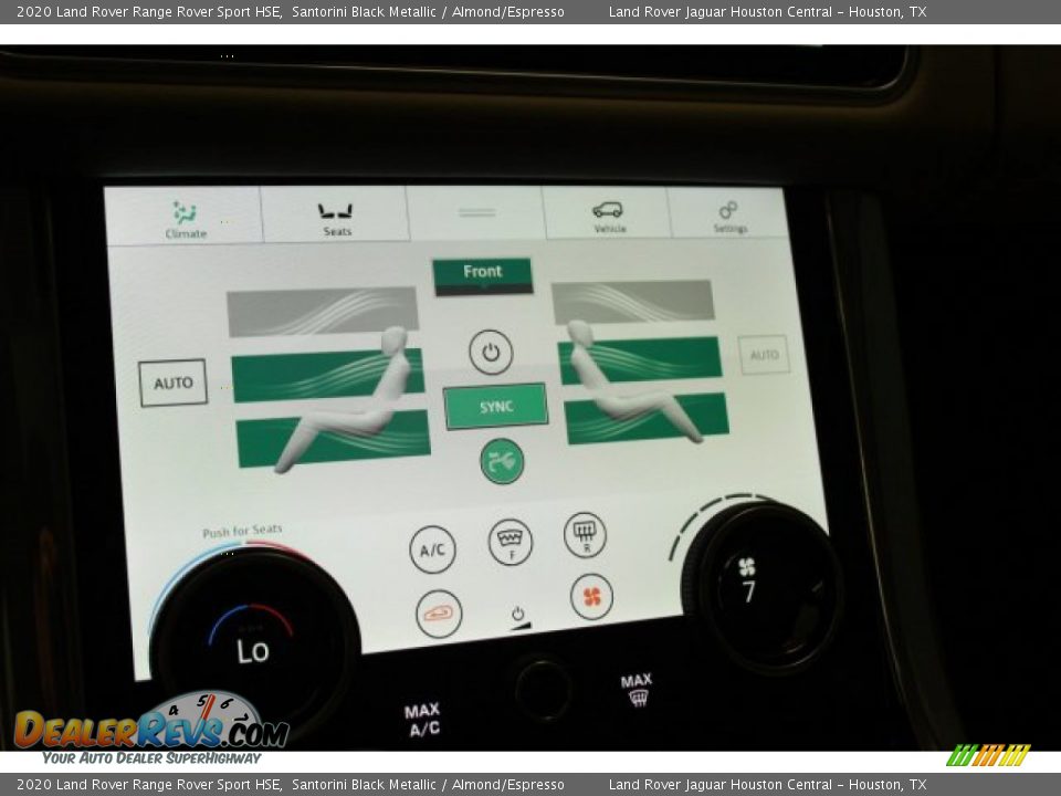 2020 Land Rover Range Rover Sport HSE Santorini Black Metallic / Almond/Espresso Photo #19
