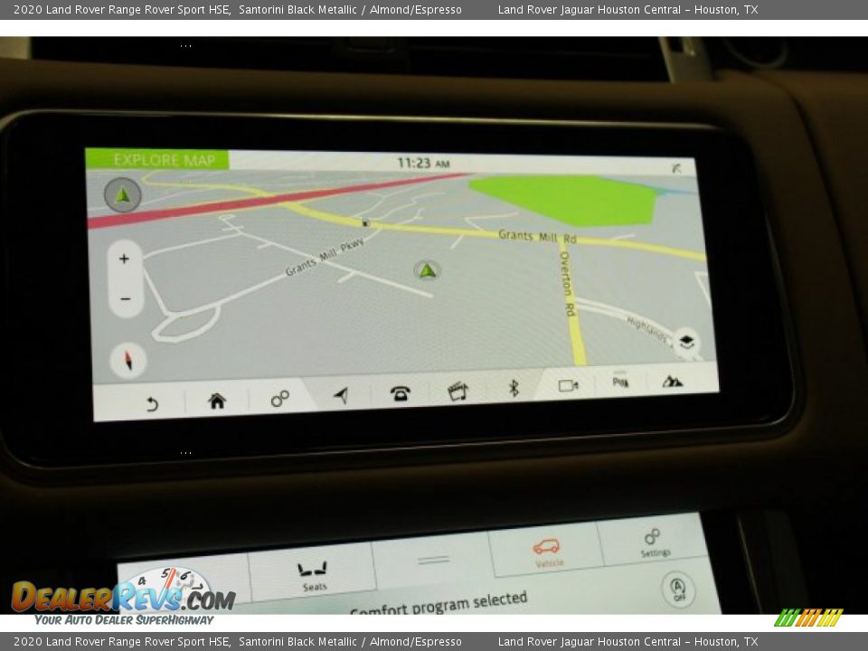 2020 Land Rover Range Rover Sport HSE Santorini Black Metallic / Almond/Espresso Photo #21