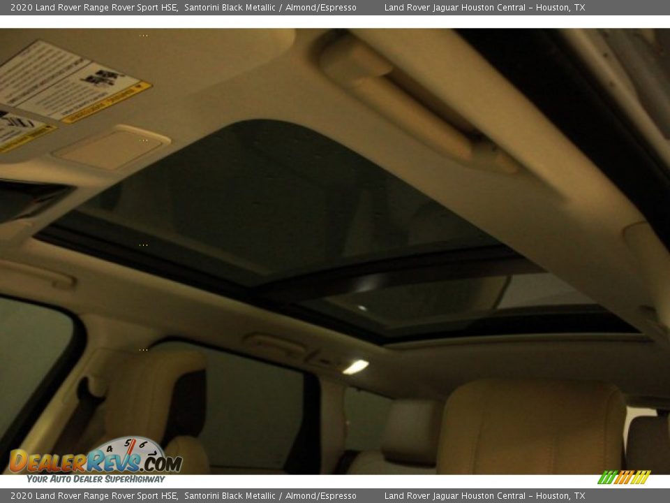2020 Land Rover Range Rover Sport HSE Santorini Black Metallic / Almond/Espresso Photo #25