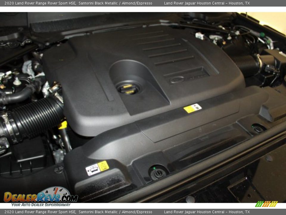 2020 Land Rover Range Rover Sport HSE Santorini Black Metallic / Almond/Espresso Photo #31