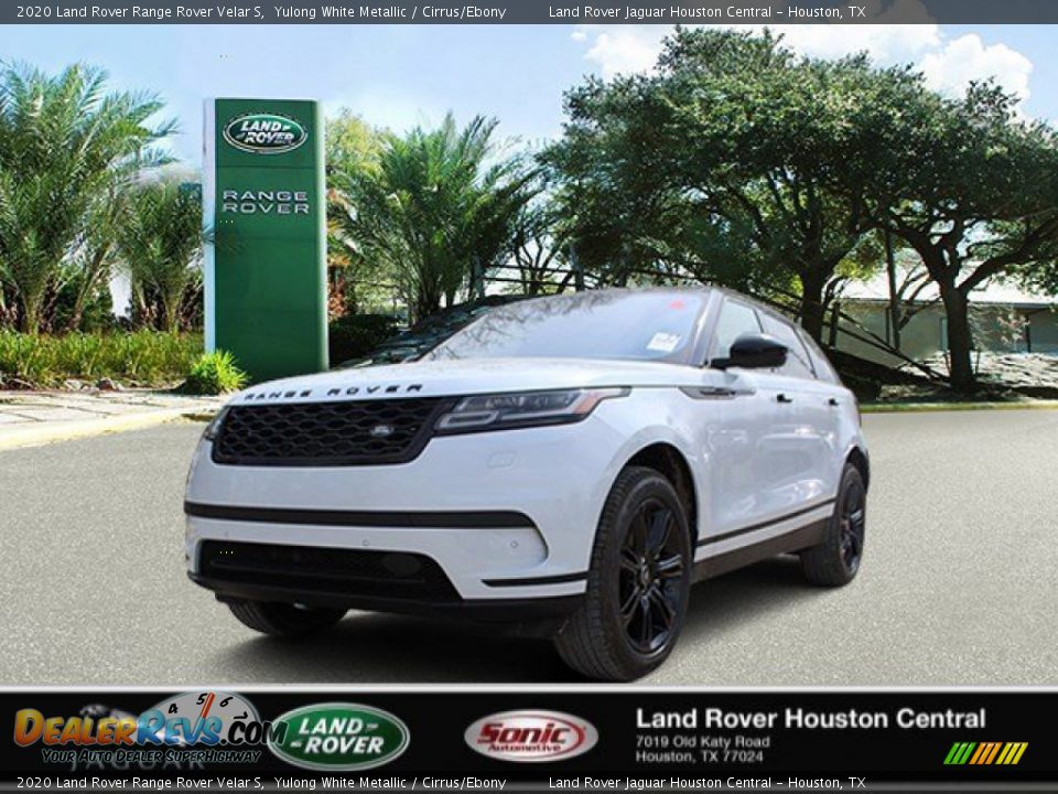 2020 Land Rover Range Rover Velar S Yulong White Metallic / Cirrus/Ebony Photo #1
