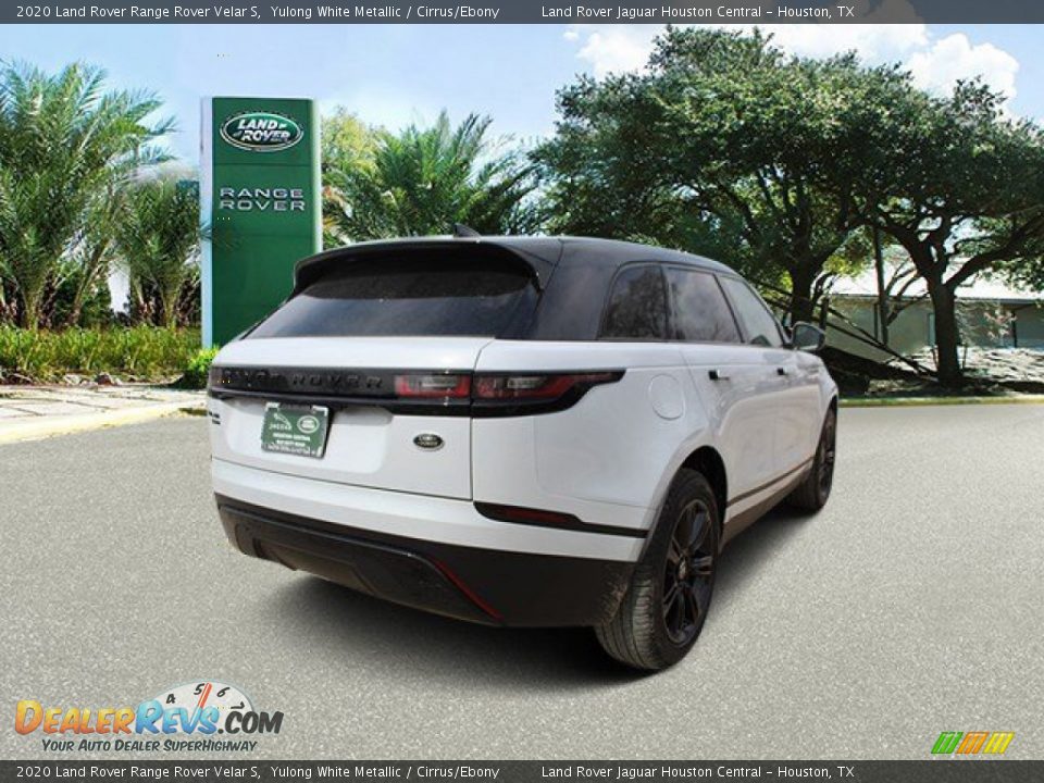 2020 Land Rover Range Rover Velar S Yulong White Metallic / Cirrus/Ebony Photo #2
