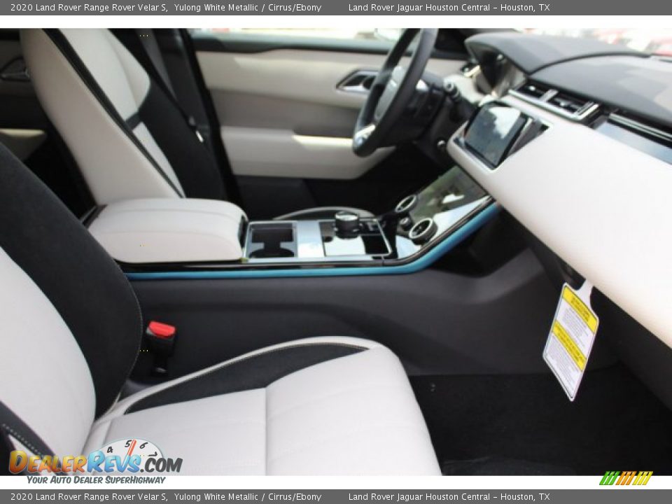 2020 Land Rover Range Rover Velar S Yulong White Metallic / Cirrus/Ebony Photo #3