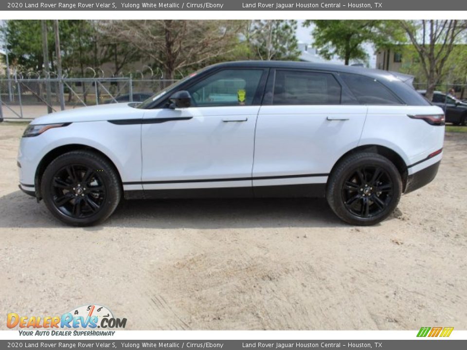 2020 Land Rover Range Rover Velar S Yulong White Metallic / Cirrus/Ebony Photo #6