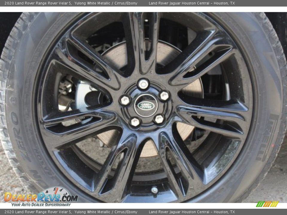 2020 Land Rover Range Rover Velar S Yulong White Metallic / Cirrus/Ebony Photo #9