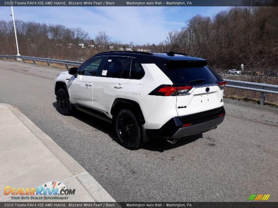 2020 Toyota RAV4 XSE AWD Hybrid Blizzard White Pearl / Black Photo #2