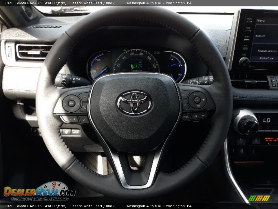 2020 Toyota RAV4 XSE AWD Hybrid Blizzard White Pearl / Black Photo #4
