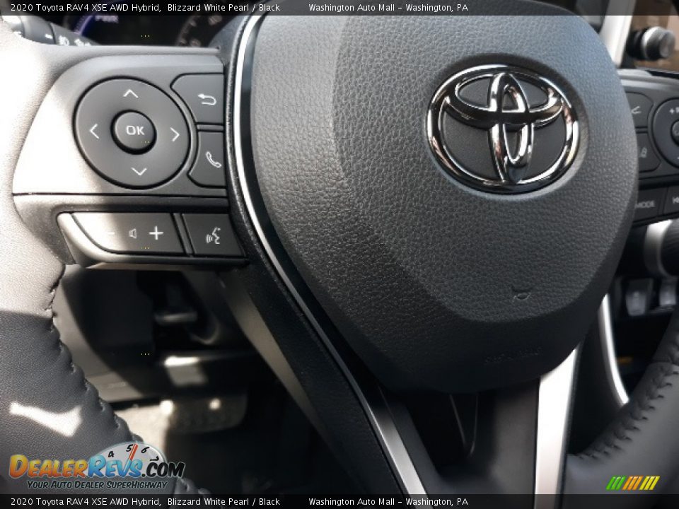 2020 Toyota RAV4 XSE AWD Hybrid Blizzard White Pearl / Black Photo #5