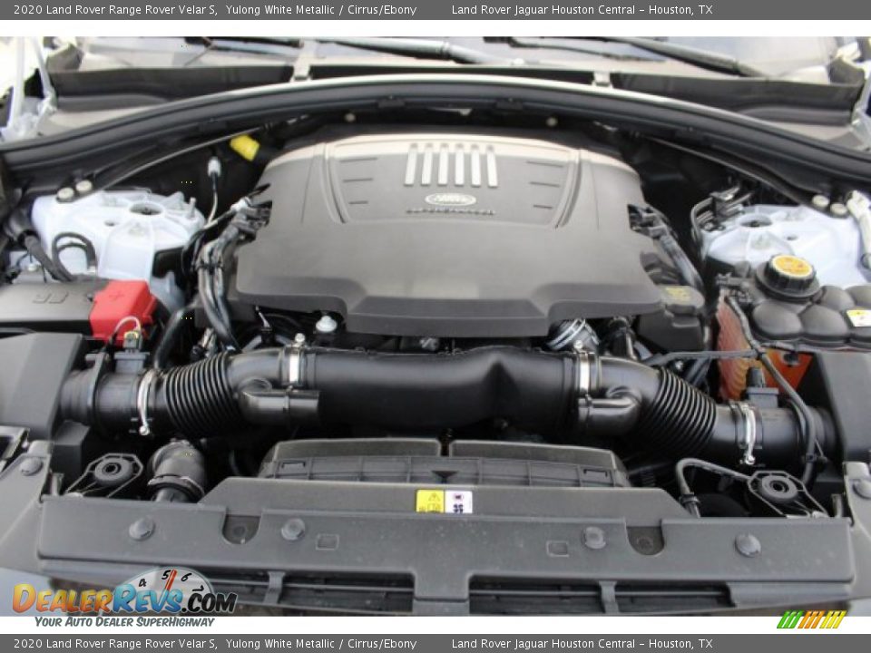 2020 Land Rover Range Rover Velar S Yulong White Metallic / Cirrus/Ebony Photo #28
