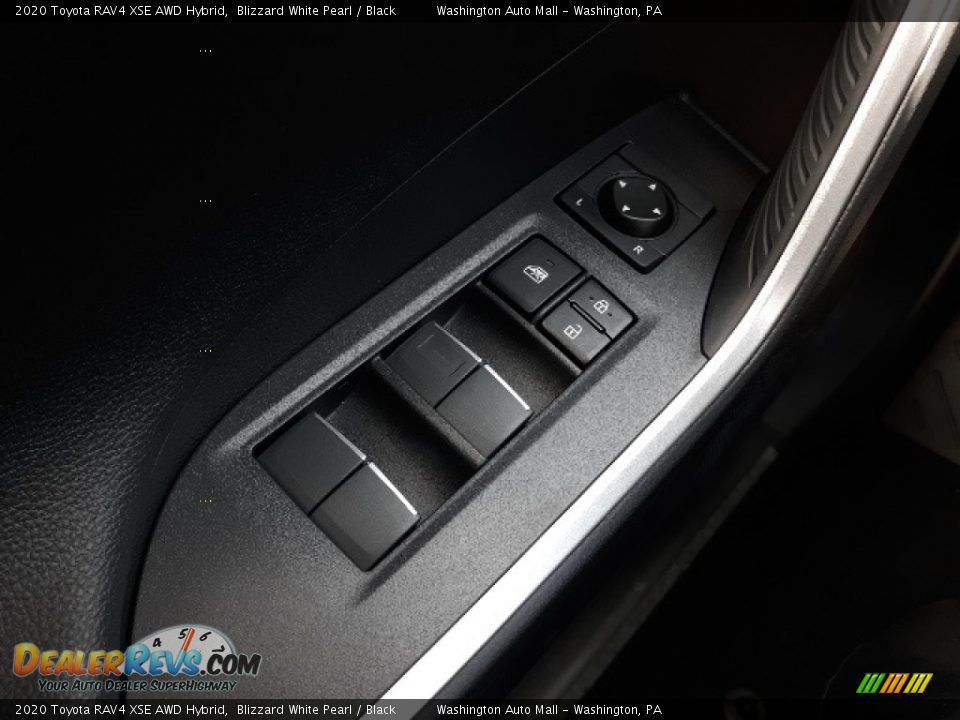 2020 Toyota RAV4 XSE AWD Hybrid Blizzard White Pearl / Black Photo #8