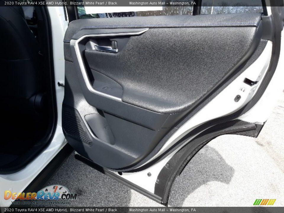 2020 Toyota RAV4 XSE AWD Hybrid Blizzard White Pearl / Black Photo #36
