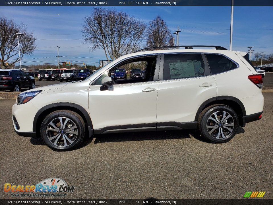 2020 Subaru Forester 2.5i Limited Crystal White Pearl / Black Photo #4