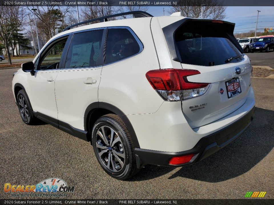 2020 Subaru Forester 2.5i Limited Crystal White Pearl / Black Photo #6