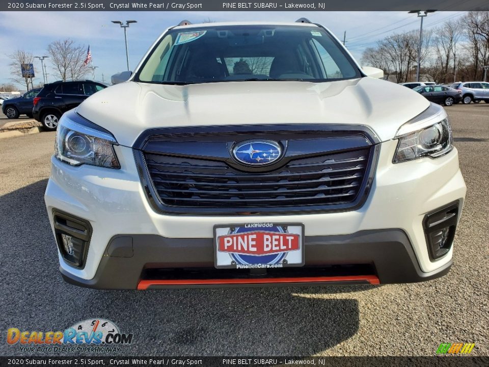 2020 Subaru Forester 2.5i Sport Crystal White Pearl / Gray Sport Photo #3