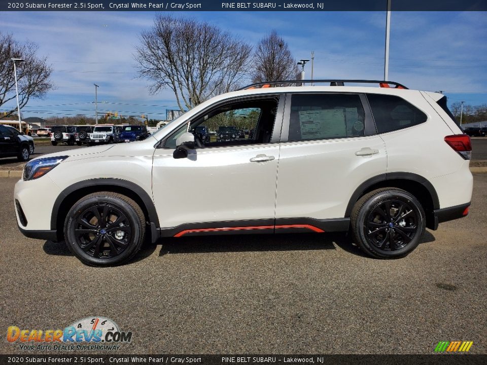 2020 Subaru Forester 2.5i Sport Crystal White Pearl / Gray Sport Photo #4