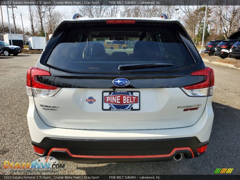 2020 Subaru Forester 2.5i Sport Crystal White Pearl / Gray Sport Photo #7