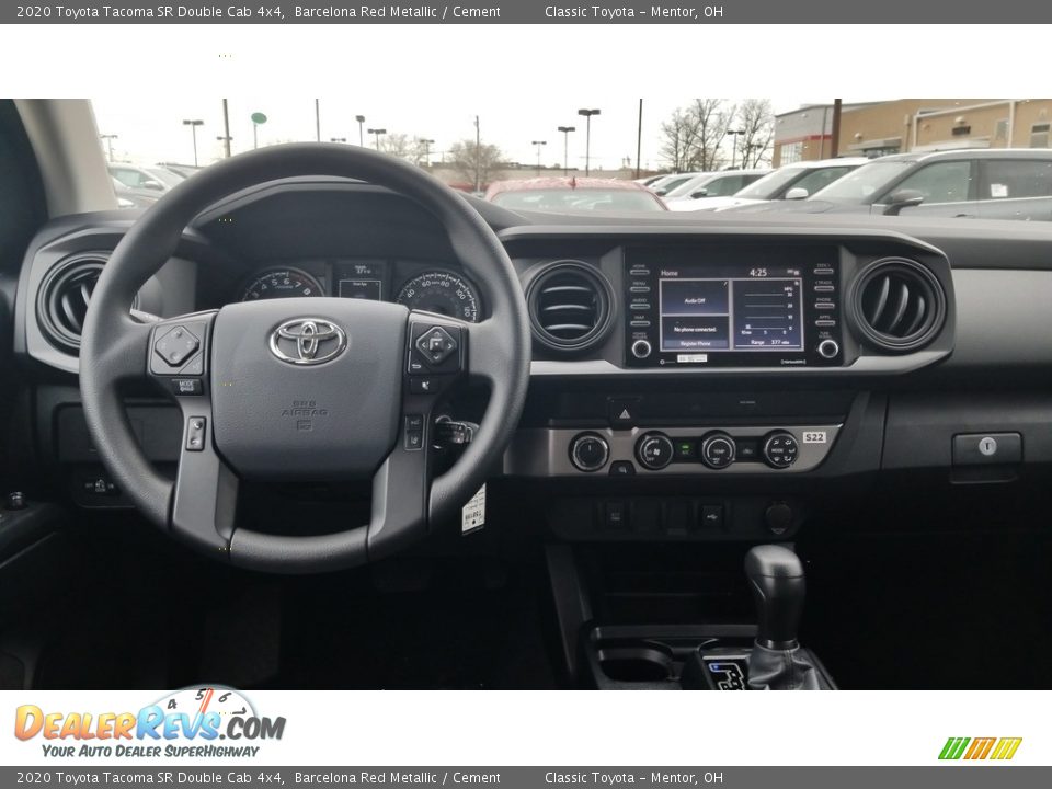 Dashboard of 2020 Toyota Tacoma SR Double Cab 4x4 Photo #3