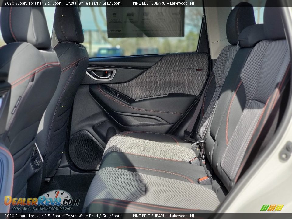 2020 Subaru Forester 2.5i Sport Crystal White Pearl / Gray Sport Photo #9
