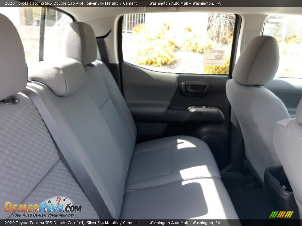 2020 Toyota Tacoma SR5 Double Cab 4x4 Silver Sky Metallic / Cement Photo #33