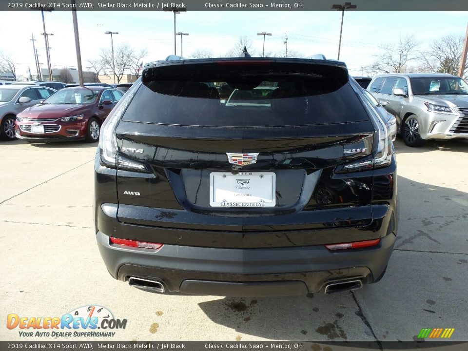 2019 Cadillac XT4 Sport AWD Stellar Black Metallic / Jet Black Photo #3