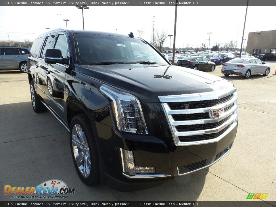 2019 Cadillac Escalade ESV Premium Luxury 4WD Black Raven / Jet Black Photo #1