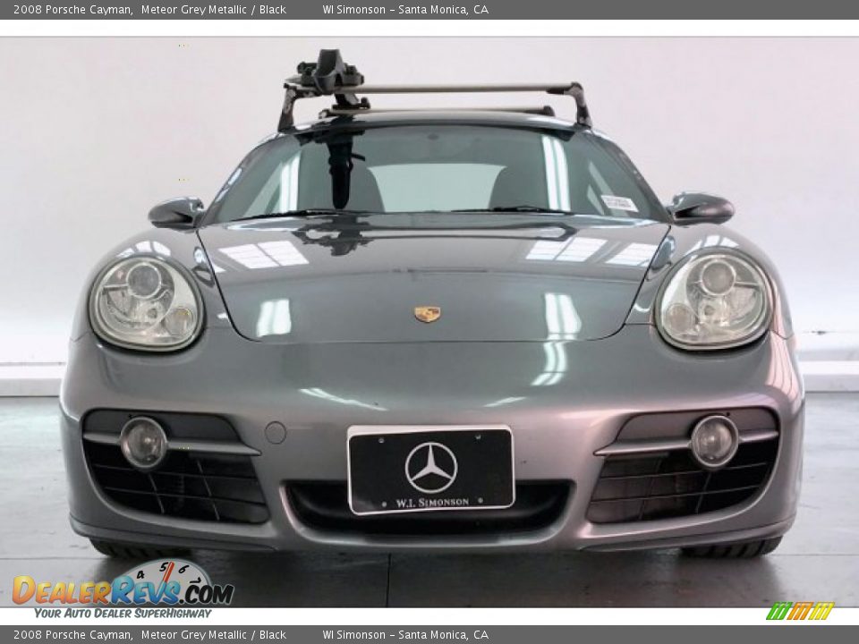 2008 Porsche Cayman Meteor Grey Metallic / Black Photo #2