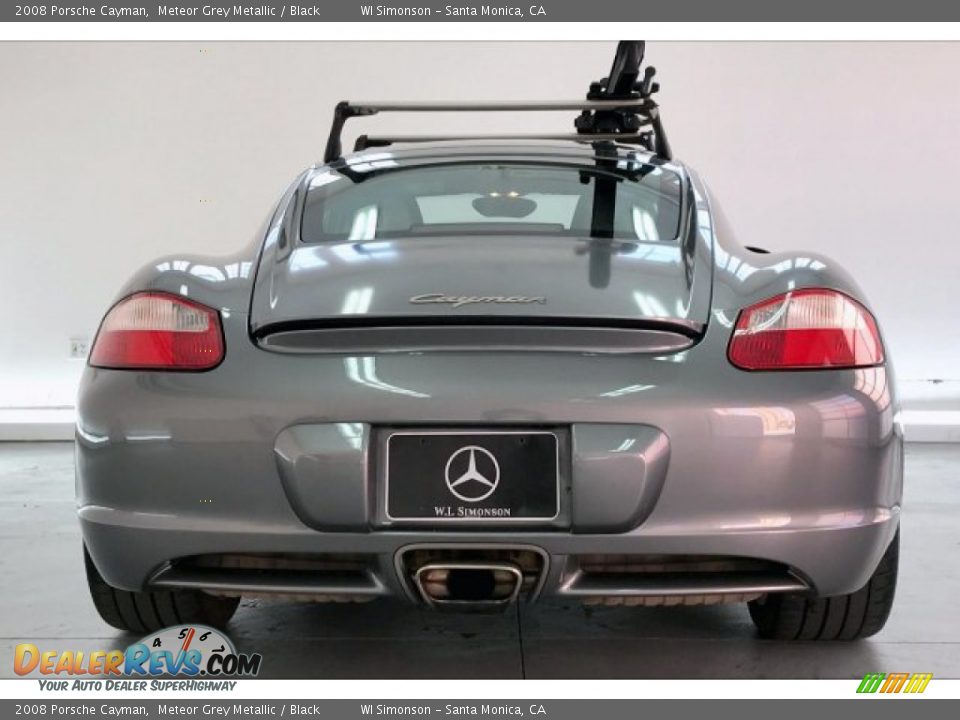 2008 Porsche Cayman Meteor Grey Metallic / Black Photo #3