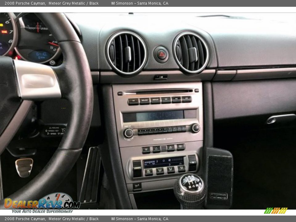 2008 Porsche Cayman Meteor Grey Metallic / Black Photo #5
