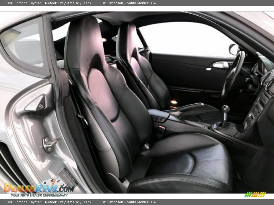 2008 Porsche Cayman Meteor Grey Metallic / Black Photo #6