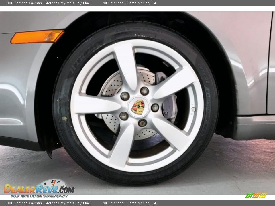2008 Porsche Cayman Meteor Grey Metallic / Black Photo #7