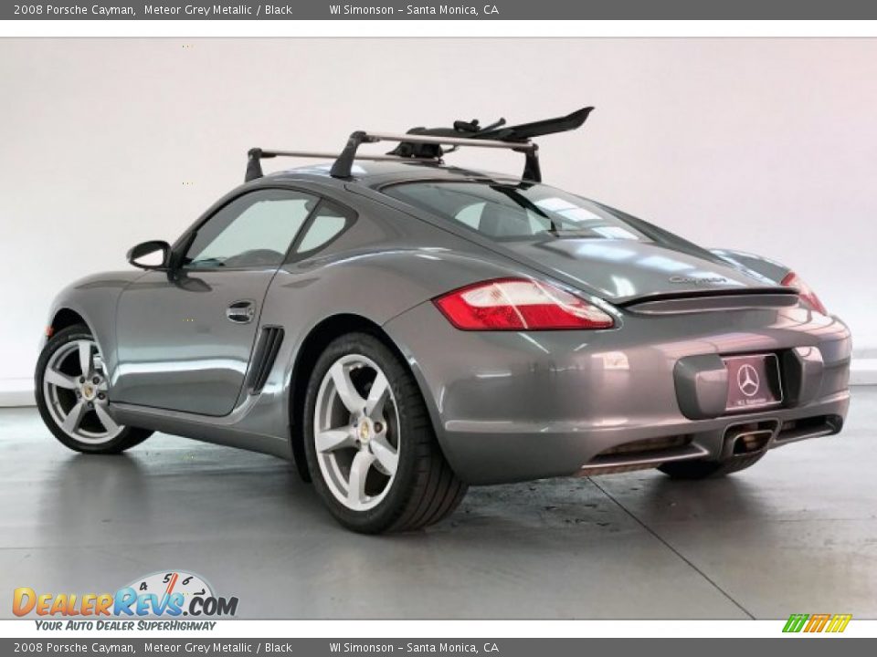 2008 Porsche Cayman Meteor Grey Metallic / Black Photo #9