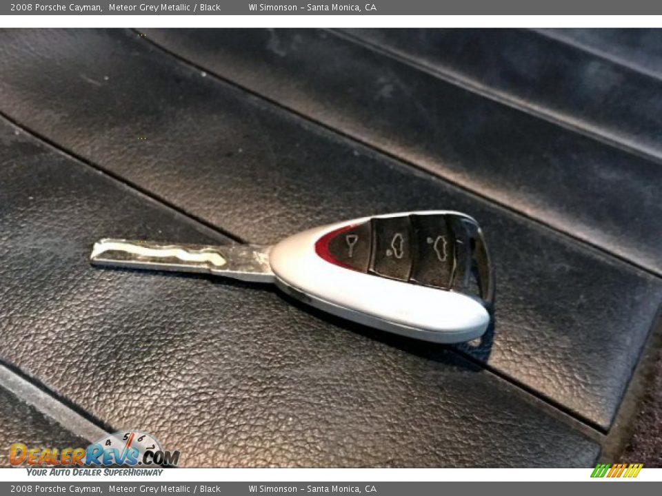 2008 Porsche Cayman Meteor Grey Metallic / Black Photo #10