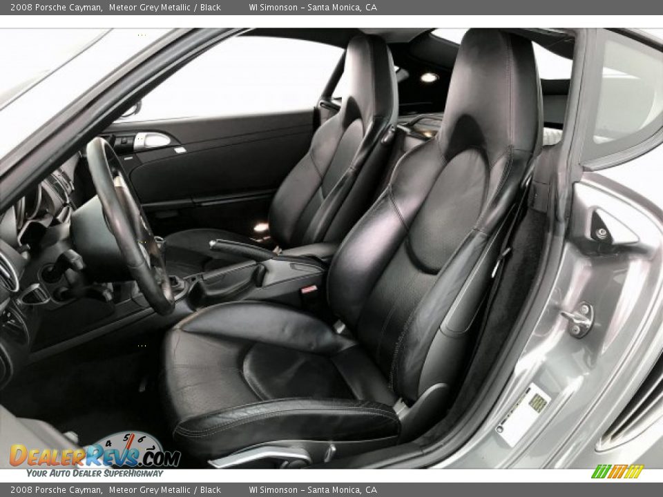 2008 Porsche Cayman Meteor Grey Metallic / Black Photo #12