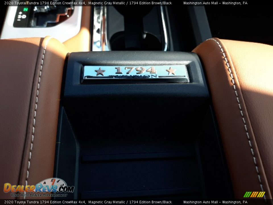 2020 Toyota Tundra 1794 Edition CrewMax 4x4 Magnetic Gray Metallic / 1794 Edition Brown/Black Photo #18