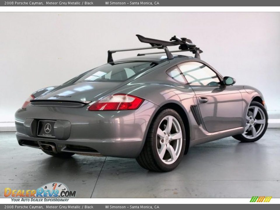 2008 Porsche Cayman Meteor Grey Metallic / Black Photo #13